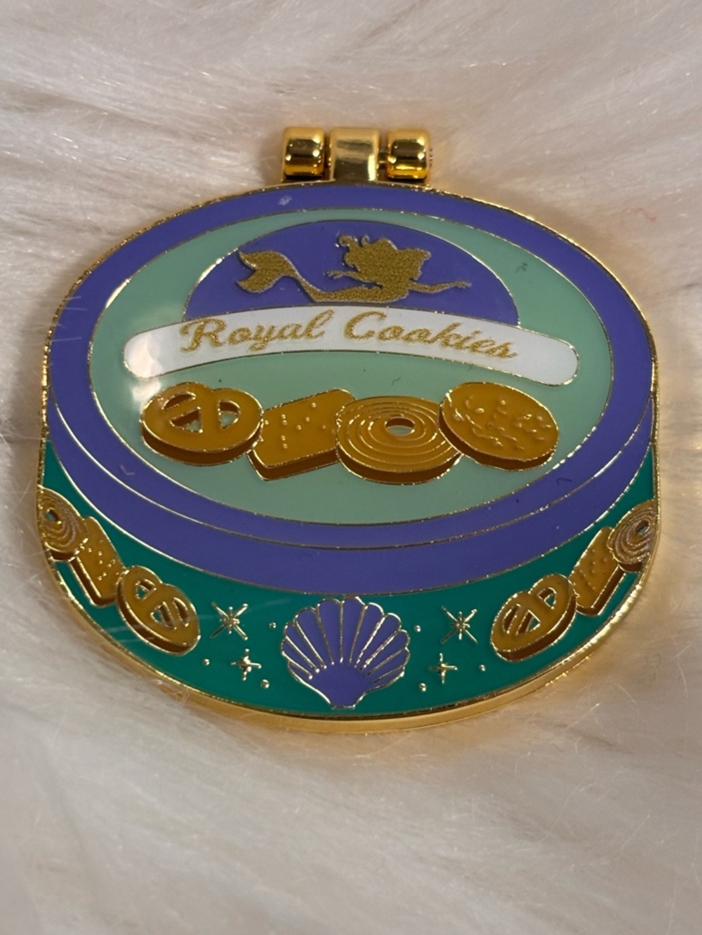 Loungefly Princess Royal Cookies Hinged Pin The Little Mermaid